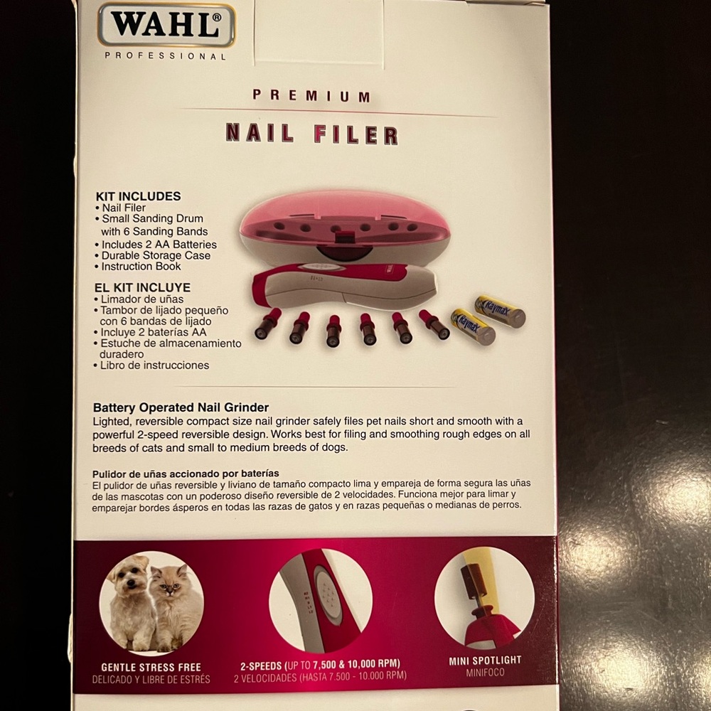 Brand Pet Nail Filer by Wahl